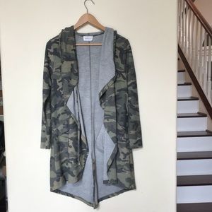 EMELIA camo cardigan